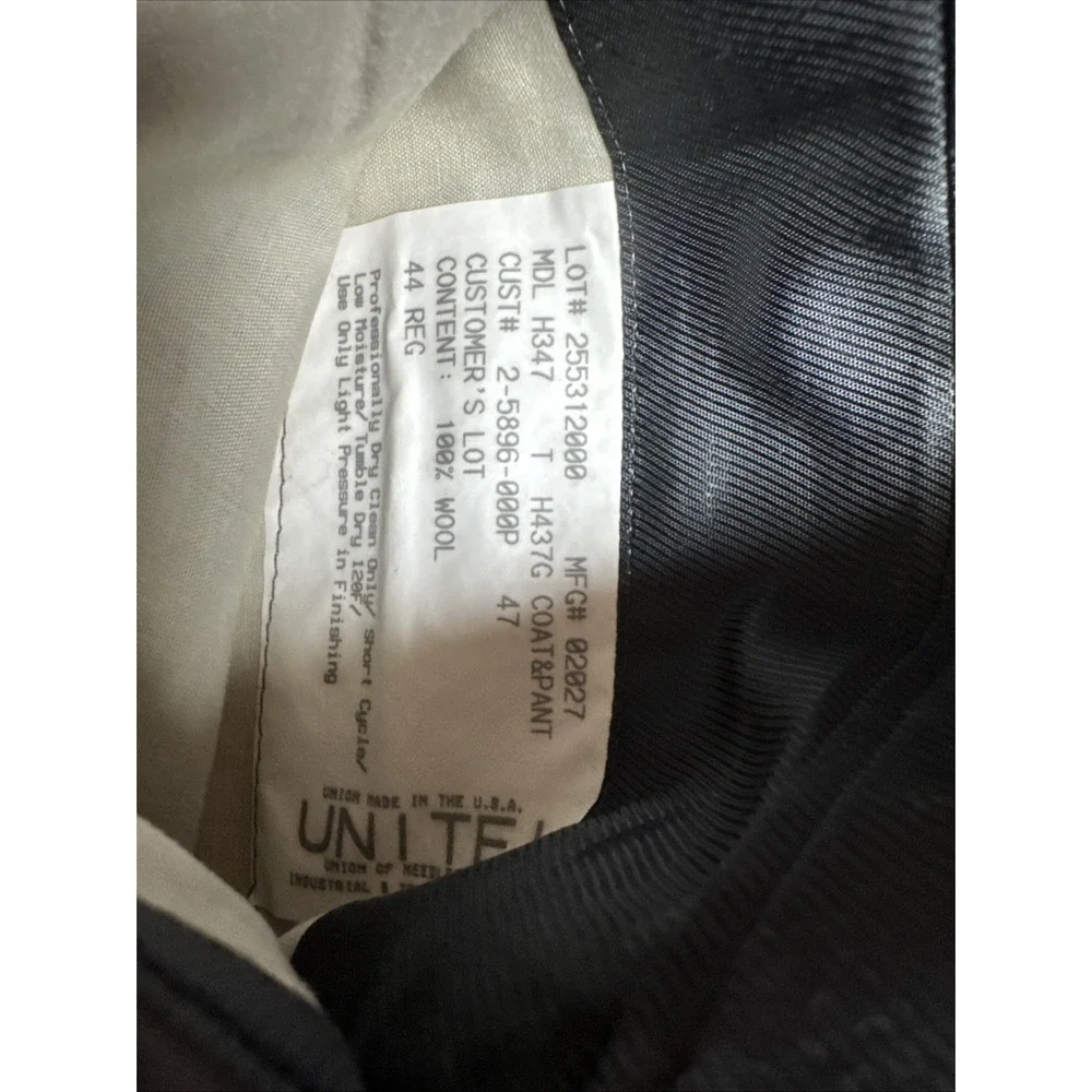 Loro Piana Gilbert & Lodge‎ Mens Sz 44R Super 120's Gray Wool Jacket Sport Coat